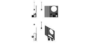 makeup table plan cad, dressing table elevation, bedroom vanity dwg