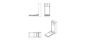 wall bed cad drawing, fold down bed autocad, bedroom furniture dwg, single