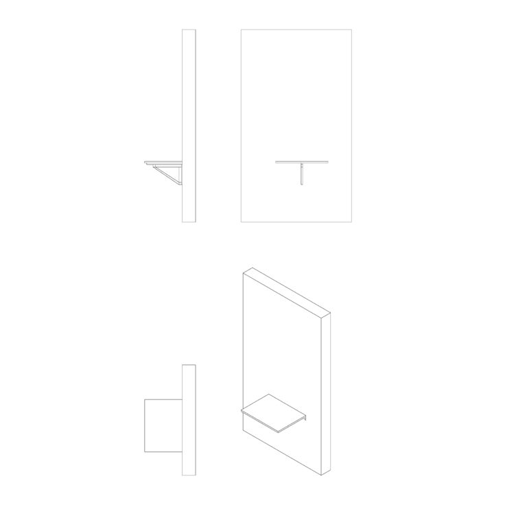 Free Wall Shelf DWG Download