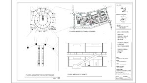 circular-atrium-escalators-plan-free-dwg