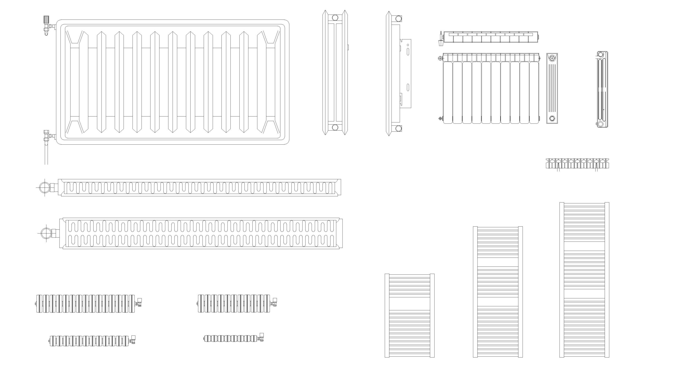 Heating Radiator Free DWG Download - OpenCadFiles