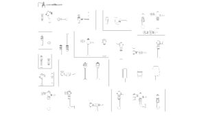 Plumbing Fixtures Free DWG Download