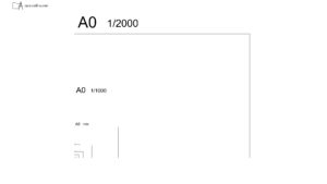 top-plan-view-a0-paper-template-1-2000-dwg