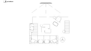 sectional-layout-with-ottoman-plan-top-view-dwg