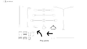 urban-street-furniture-plan-elevation-with-parking-gate-dwg