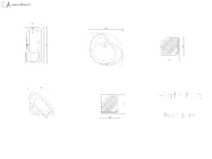 dimensioned-bathtub-plan-with-shower-trays-dwg