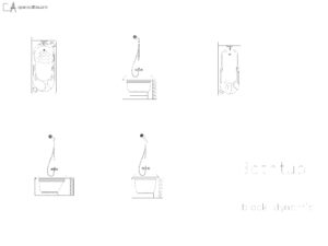 rectangular-bathtub-cross-section-anti-slip-dwg